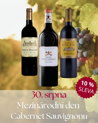 30. srpna slavíme Mezinárodní den Cabernet Sauvignonu – jednu z nejikoničtějších odrůd na světě. Zrodila se v Bordeaux už...